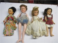Ideal and Others Doll Lot of 4