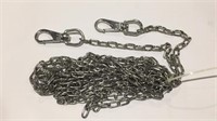 15' stainless light duty chain with clasps