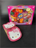 Play food & Hello Kitty Plates