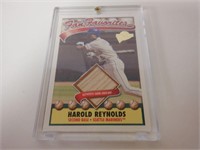 2003 TOPPS FAN FAVORITES HAROLD REYNOLDS BAT RELIC