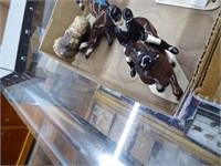 3 Hagen-Renaker horse figurines - Dressage horse c