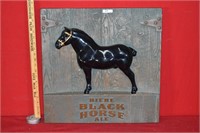 Enseigne Black Horse / 21 x 21 x 2