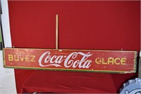 Enseigne Coca-Cola / 14 x 88