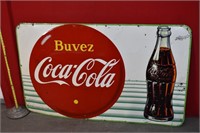 Enseigne Coca-Cola / 35 1/4 x 59