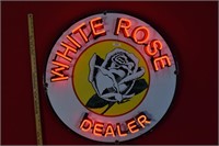 Néon White Rose / 30"