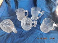 5 Flintsones mugs