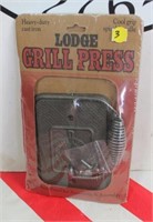 Lodge Grill Press - Cast Iron