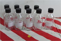 Glass Lab Bottles (9)