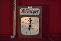 Horloge Mc Gregor / 16 x 12