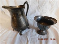 Vintage pitcher + bowl