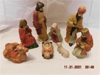 8pc Nativity set