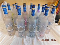 15 Grey Goose bottles
