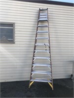 Werner 12 ft Folding Fiberglass Ladder