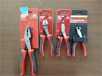 4pc.ACE. pliers set.