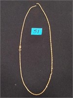 14t gold Scrap Necklace 2.1 Grams