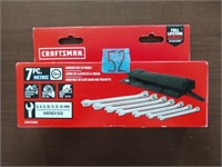 CRAFTSMAN 7pc. metric wrench set in pouch.