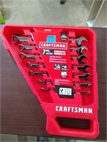 CRAFTSMAN 7pc. metric long panel wrench set.