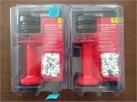 2 pack BLU-MOL  cable and wire tacker.