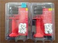 2 pack BLU-MOL  cable and wire tacker.