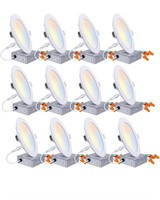 12 Pack 6 Inch 5CCT LED Recessed Ceiling Light B