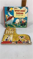 Vintage 10 foot long mother goose panorama books