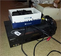 SONY VCR PLAYER AND MISC