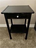 Antique Distressed End Table/27”H,18”W,16”D