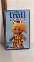 1992 large troll paper doll by colorforms.  New