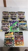 Vintage diecast nascar lot, all new in package