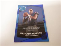 2017 DONRUSS DESHAUN WATSON BLUE PRESS PROOF RC