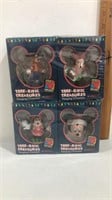 Sealed Mickey Mouse Christmas ornament 4 pack