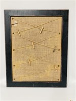 Hobby Lobby Wood and Burlap Picture Hanger/19x24