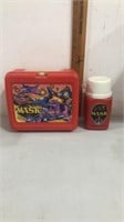1985 MASK lunchbox with thermos