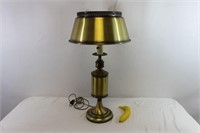 Vintage Gold Tone Metal Table Lamp