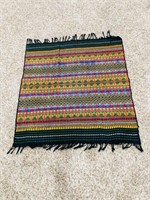 Gorgeous Vibrant Wall Rug/Tapestry/32.5x36