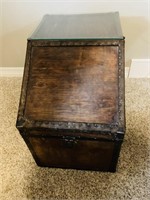 Vintage Unique Wooden Box w/ Removable Glass