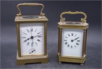 Pair of carriage clocks