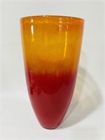Sasaki Crystal Handcrafted Vase/16”H,8”Dia.