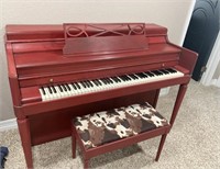 Vintage Aerosonic Repurposed Piano & Bench