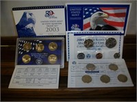2003S Proof State Qtr & 2003P Mint Set(no Denver)