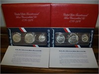 2 1976 Bicentennial Silver Mint Set's w/cert.