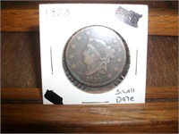 1828 Large Cent Small Date