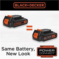 BLACK+DECKER 20V MAX Batteries (2) and Charger