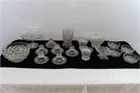 Amazing Collection of Vintage Pressed Glass