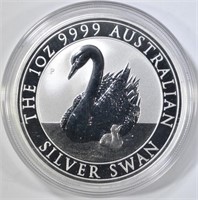 2018 AUSTRALIA 1oz SILVER SWAN