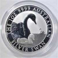2019 AUSTRALIA 1oz SILVER SWAN