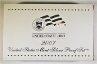 2007 U.S. MINT SILVER PROOF SET ORIG PACKAGING