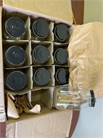 10 canning jars with lids