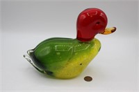 Murano Blown Glass Duck