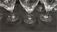 Signed Val St. Lambert Water Glasses M14A